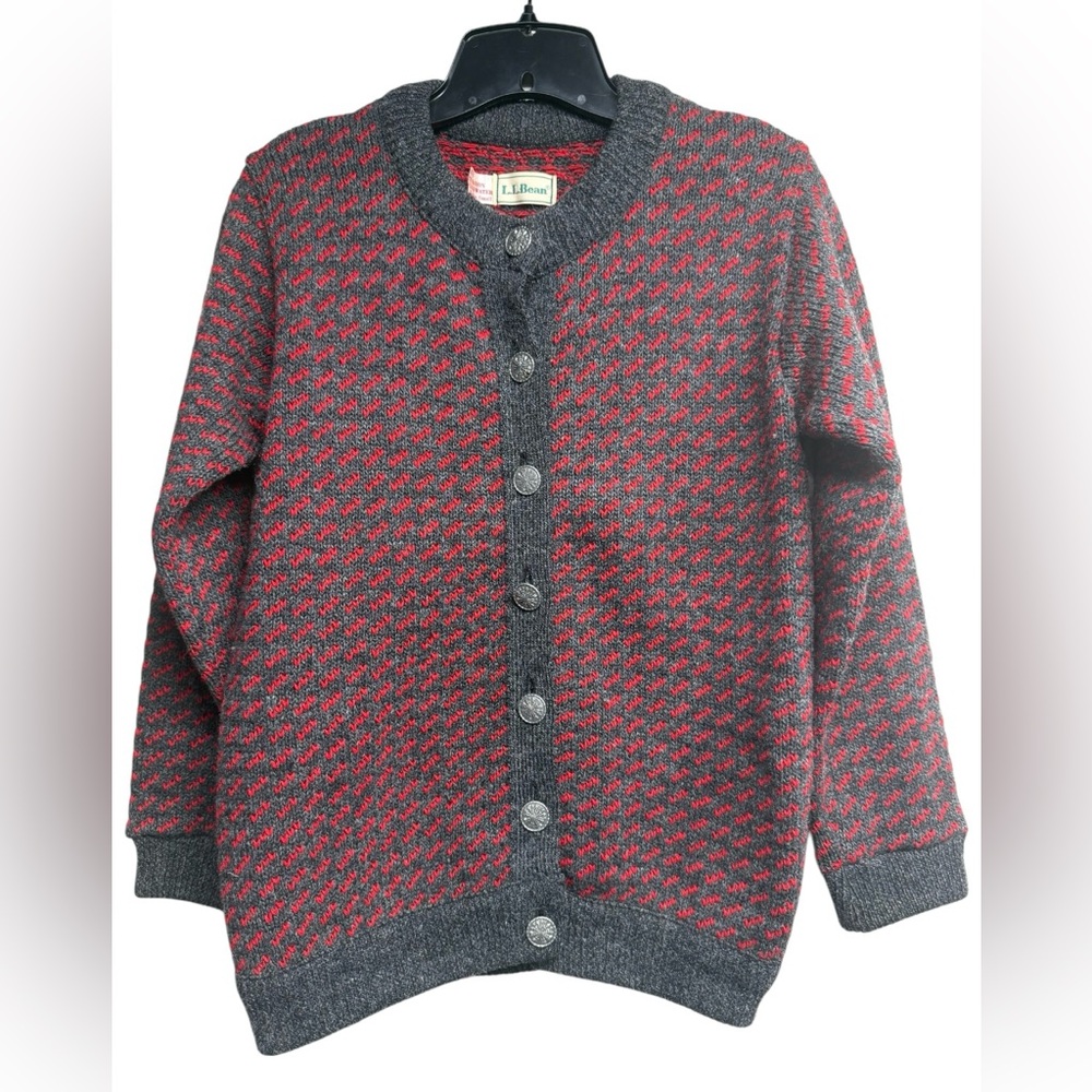 L.L.Bean Women's Vintage Bitton Down Sweater Size Small